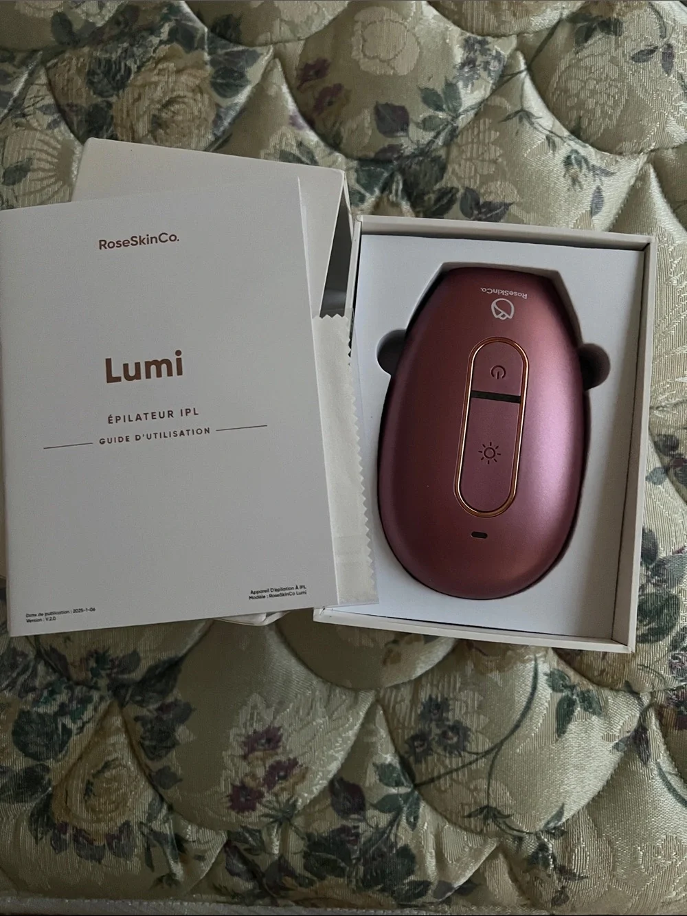 Lumi IPL Hair Removal Handset by — Rose Gold